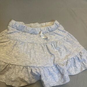 Gray Ruffled Skirt s 6 girls